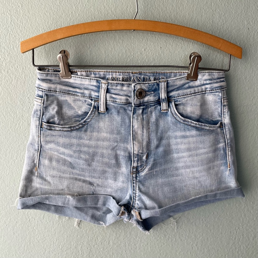 🌱5/$25🌱 American Eagle | Hi-Rise Jegging Light Wash Jean Shorts